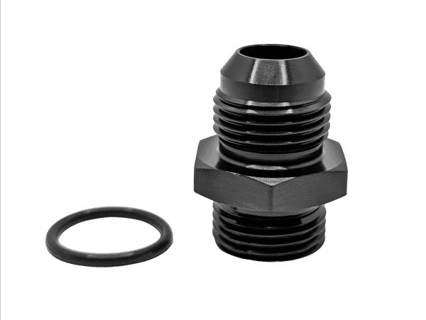 72103 Port Fitting, Standard, -10AN ORB to -10AN 37 flare