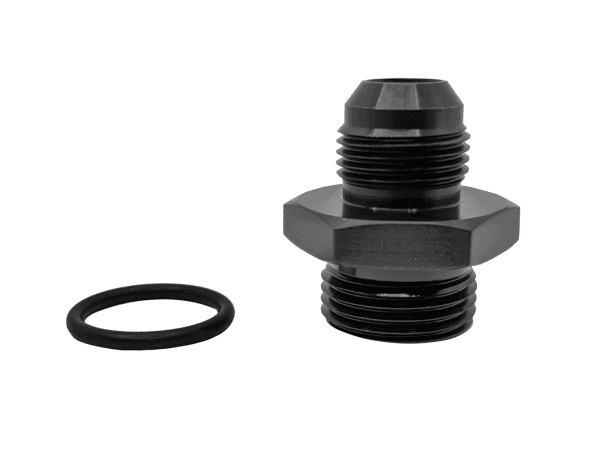 72203 Port Fitting, Reducer, -12AN ORB to -10AN 37 flare