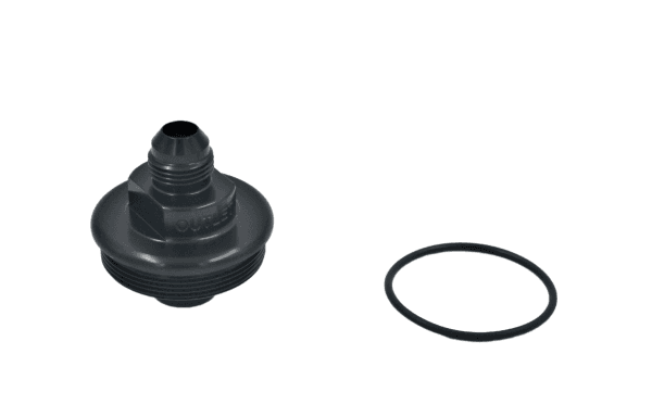 6AN BLACK Fuel Filter Outlet Cap