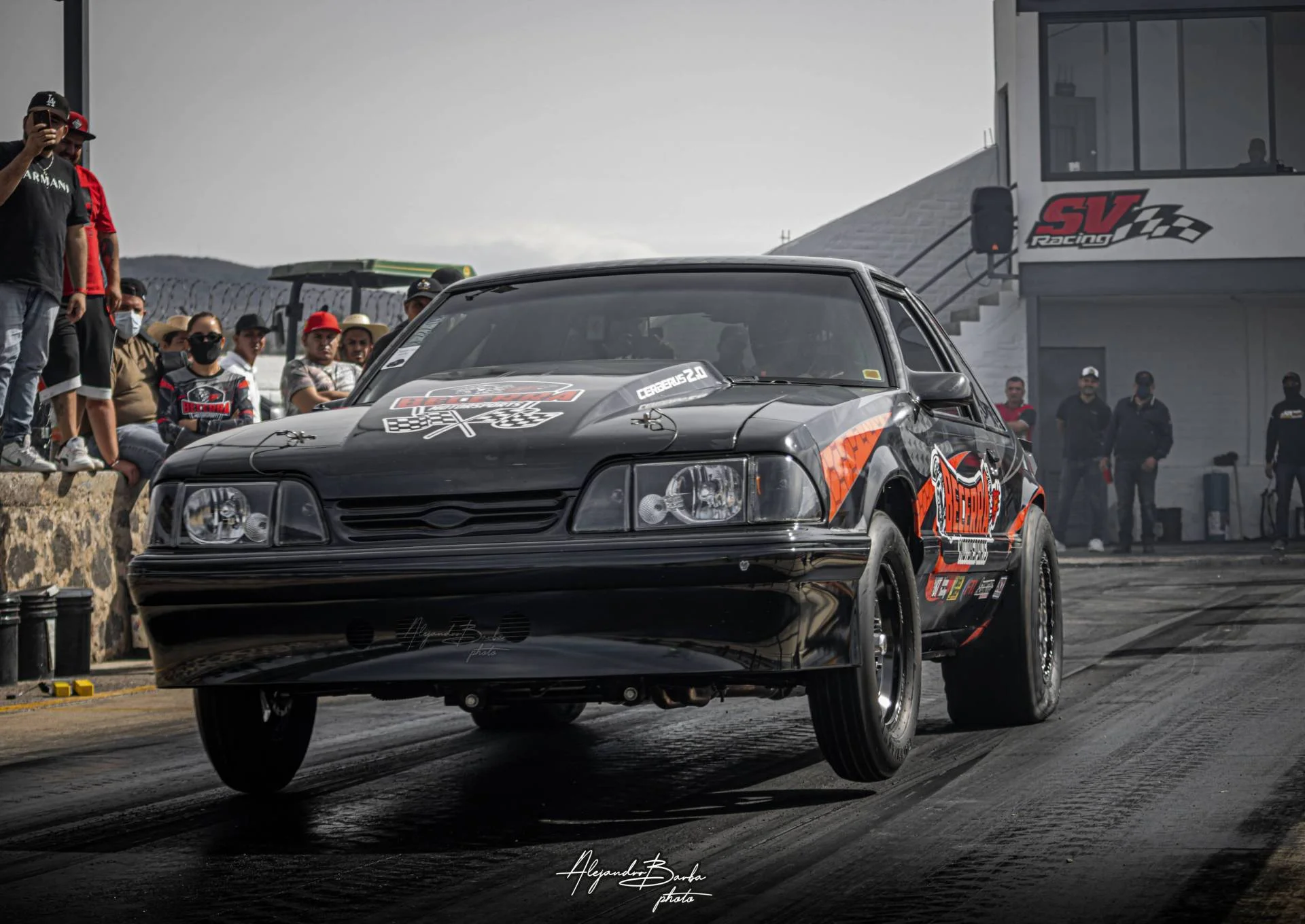 Gilberto Becerra in a 1992 Ford Mustang LX