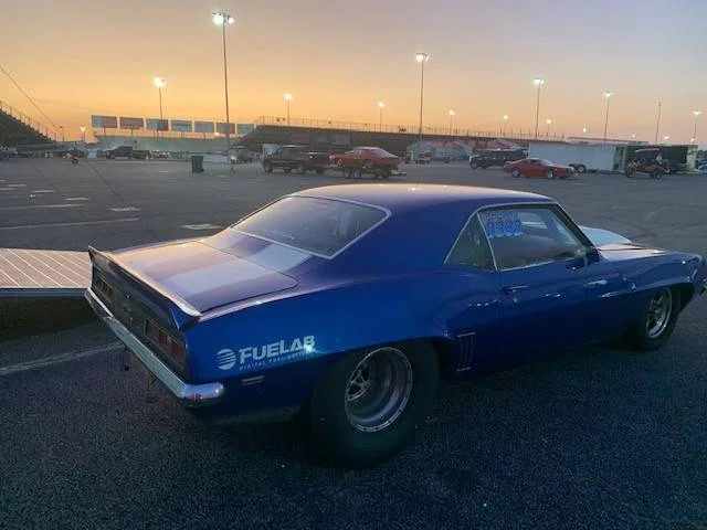 David Hearn in a 1969 Chevrolet Camaro