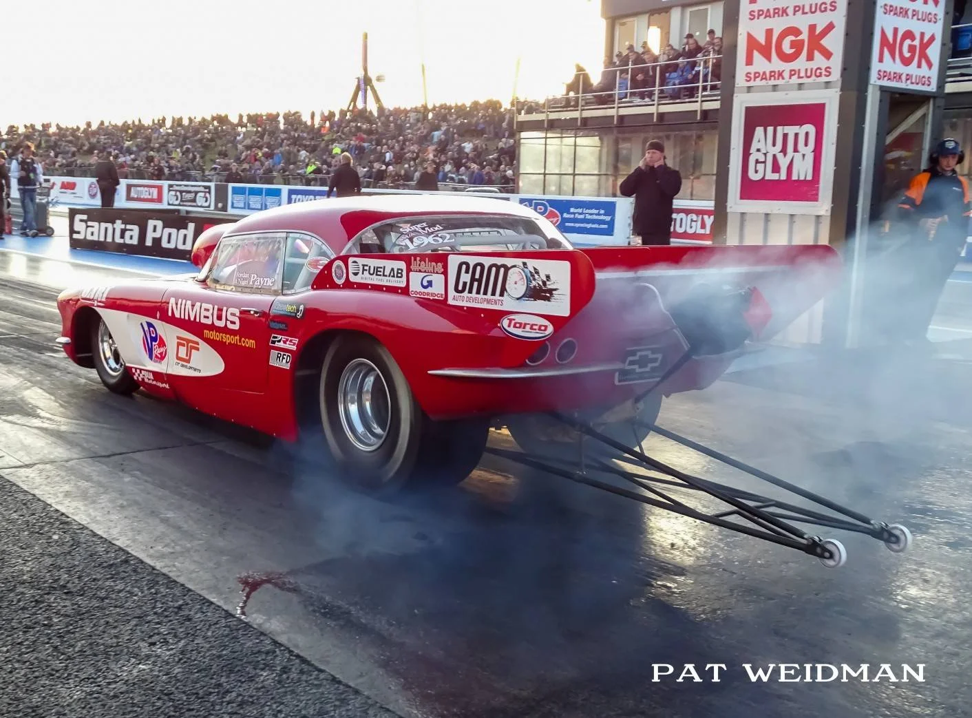 Jordan Payne in a 62 Ford Corvette