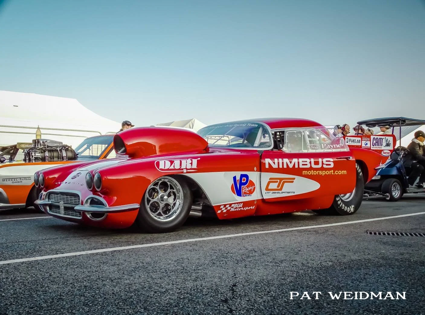 Jordan Payne in a 62 Ford Corvette