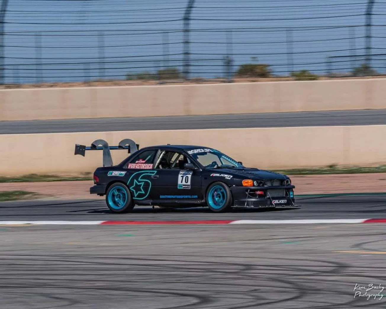 Eric Dewitt in a 1905 Subaru Imprezza L "boogeyman"